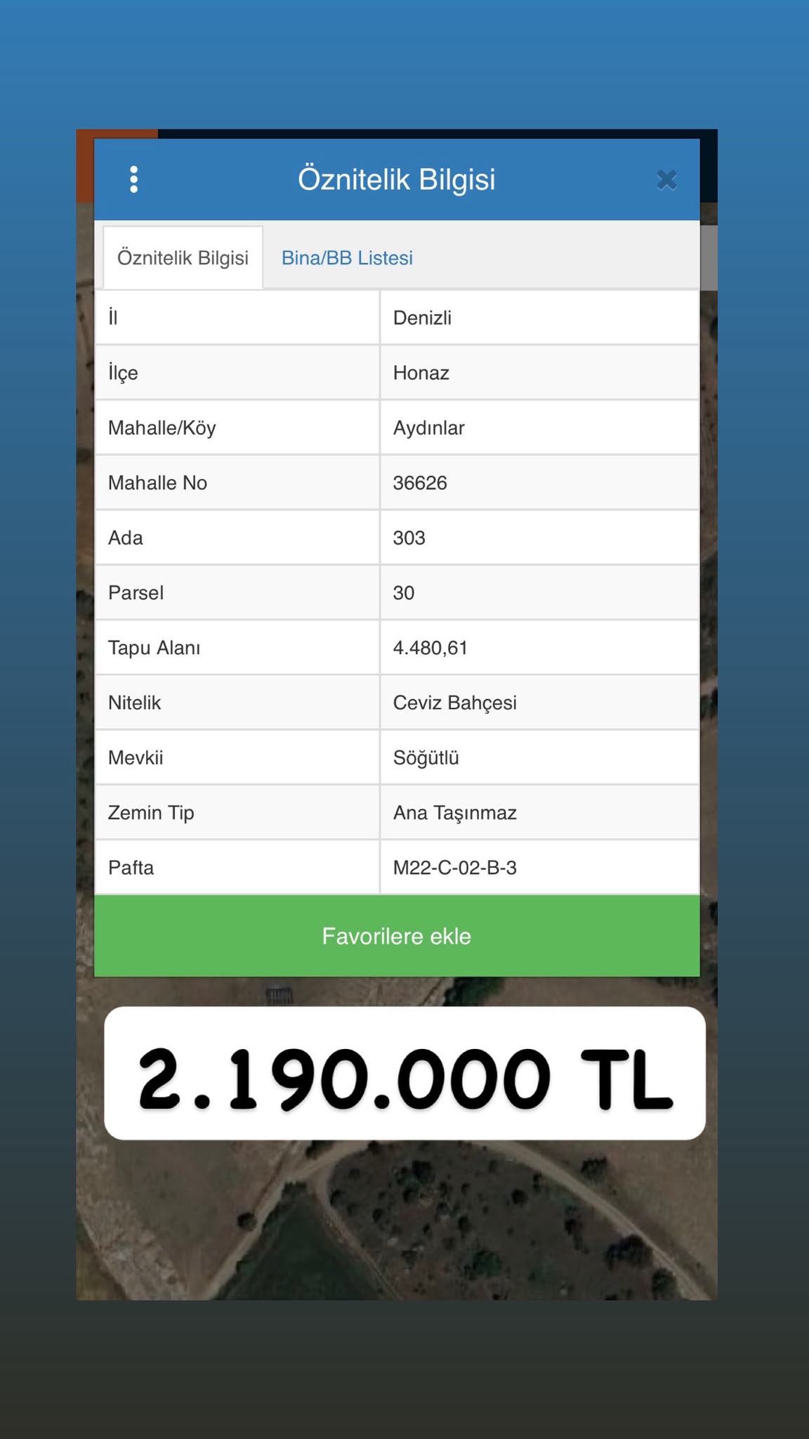 Honaz Aydınlar satılık ceviz bahçesi kapak görseli
